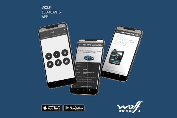 Wolf Lubricants app