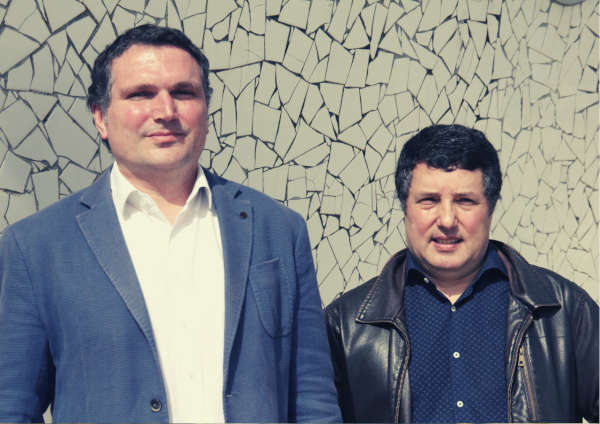 Luís Santos e Paulo Pereira sérios