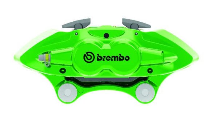 Check-up Media Brembo Xtra green caliper