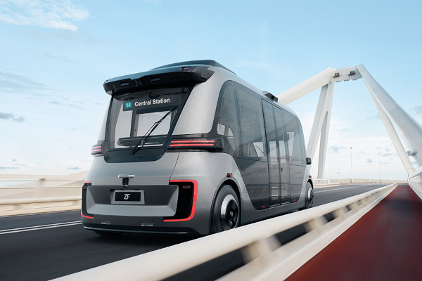 Check-up Media ZF autonomous shuttle