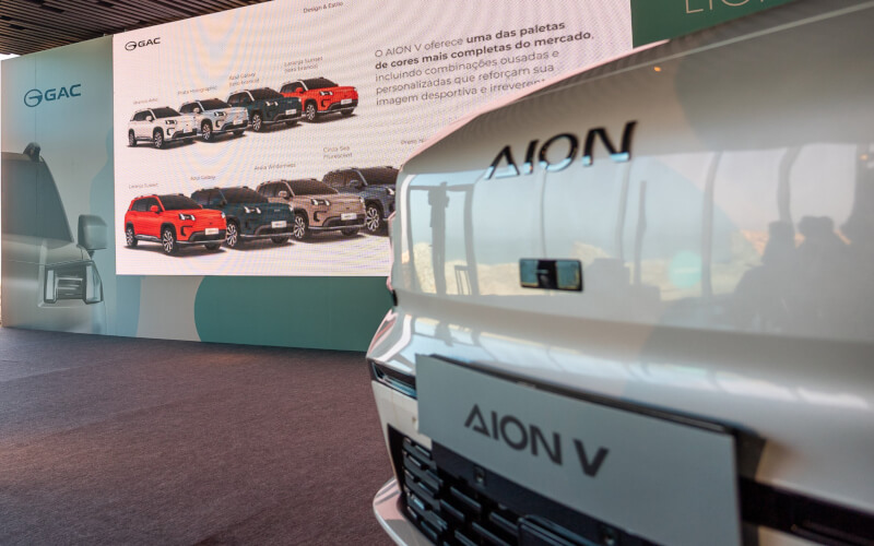 Check-up Media AION V showroom