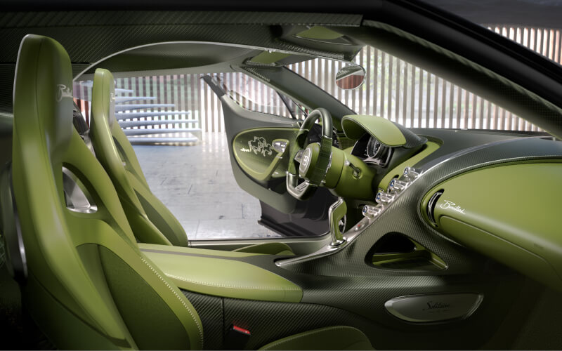 Check-up Media Bugatti Brouillard interior