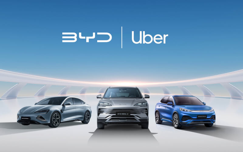 Check-up Media BYD Uber partnership