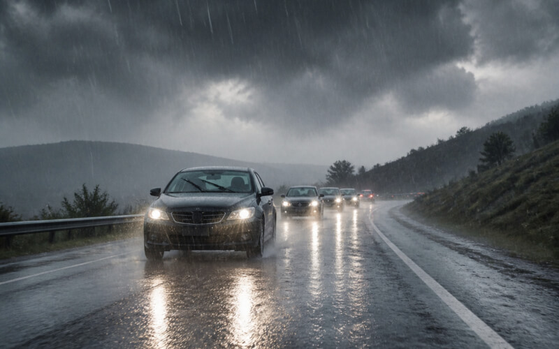 Check-up Media car bad weather