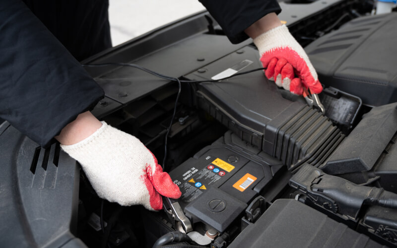Check-up Media battery car replacement