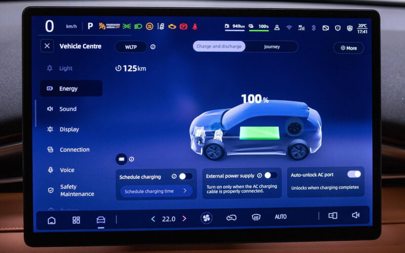 Check-up Media Changan Deepal S05 PHEV display