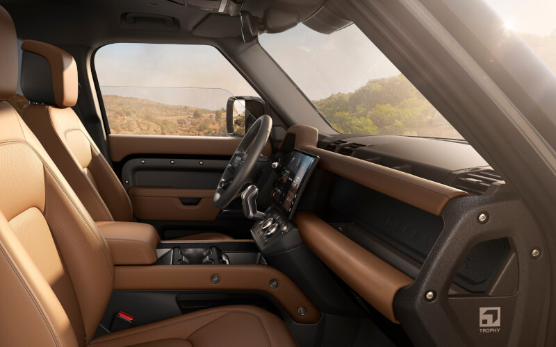 Check-up Media Defender orange interior