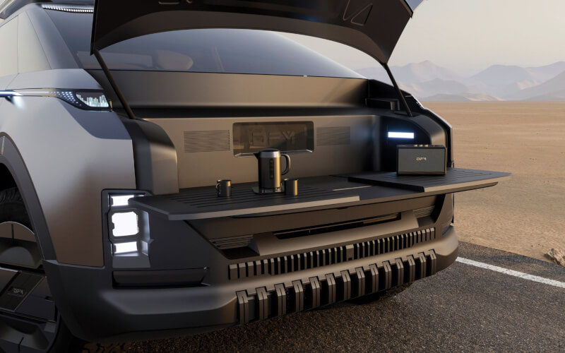 Check-up Media Dongfeng E-Truck rear