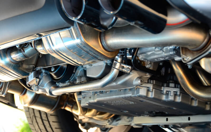 Check-up Media dual exhaust system