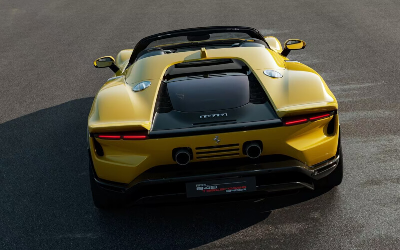 Check-up Media Ferrari 849 Testarossa Spider rear