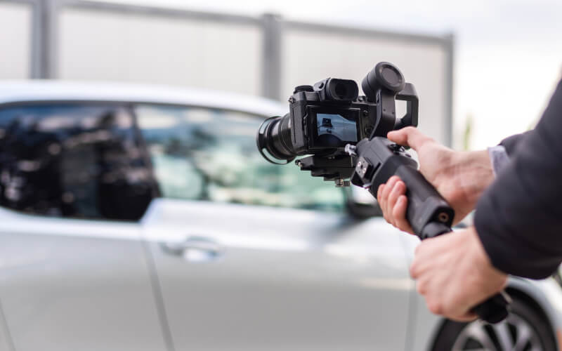 Check-up Media filming car