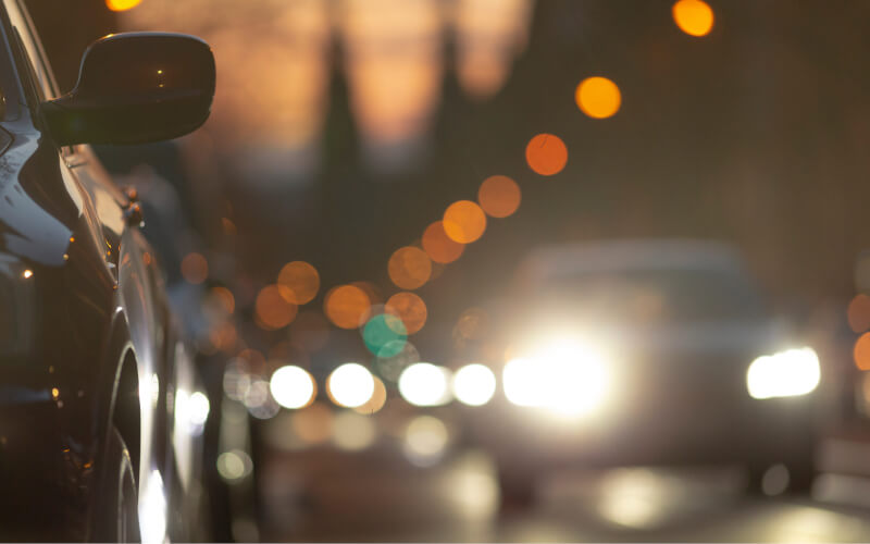 Check-up Media headlamps at night