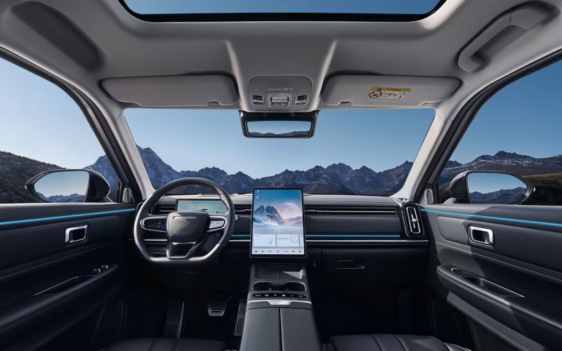 Check-up Media JAECOO 7 interior