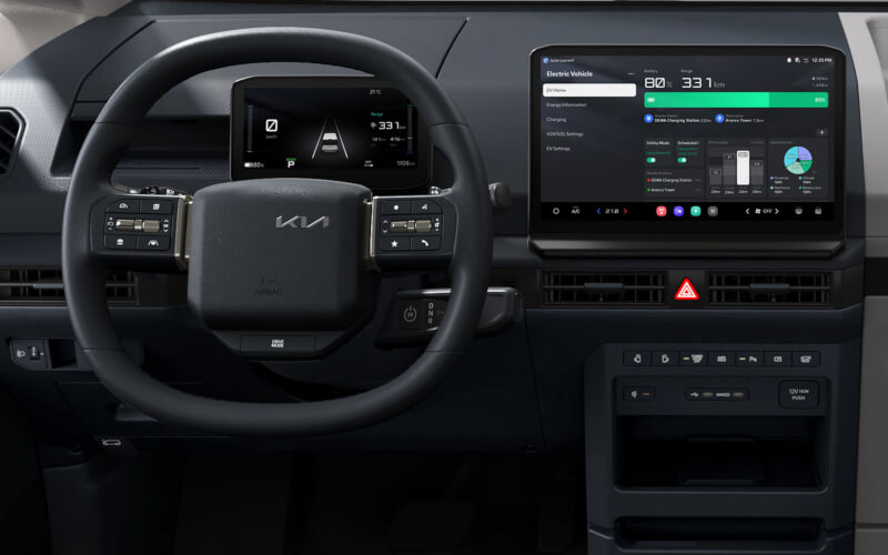 Check-up Media Kia PV5 interior