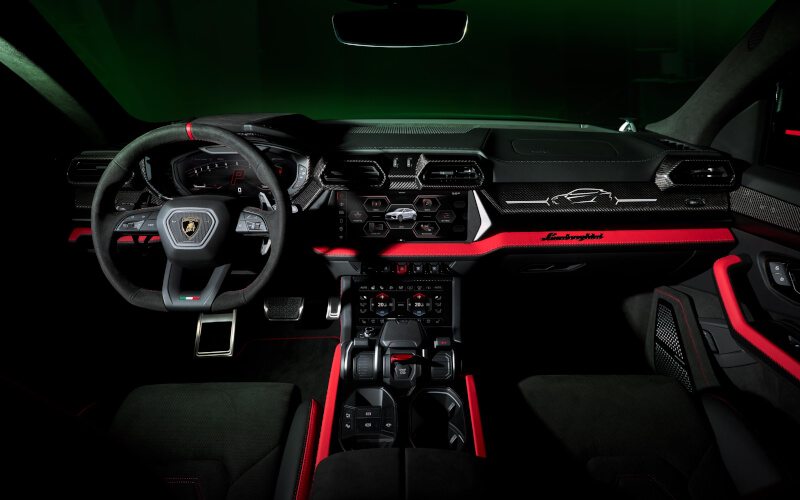 Check-up Media Lamborghini Urus SE Urus SE “Tettonero” Capsule interior