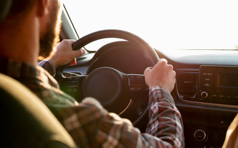 Check-up Media man driving
