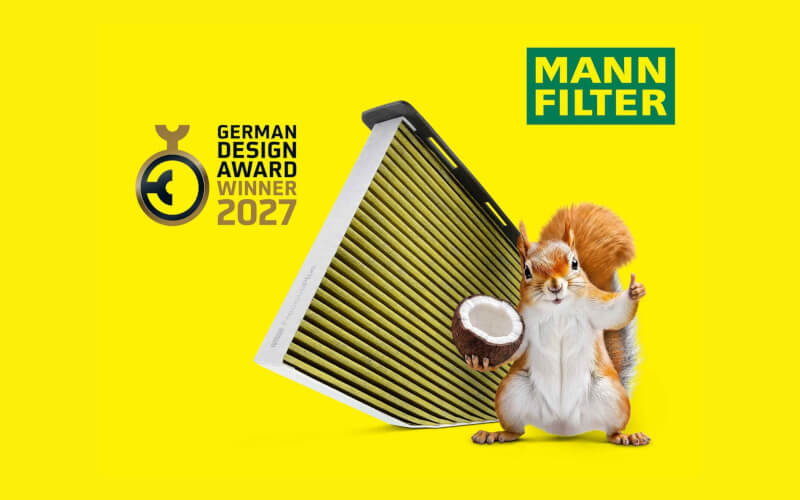 Check-up Media MANN-FILTER German Design Award 2027