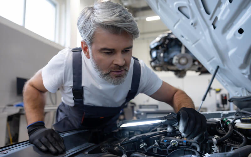 Check-up Media mechanic inspection