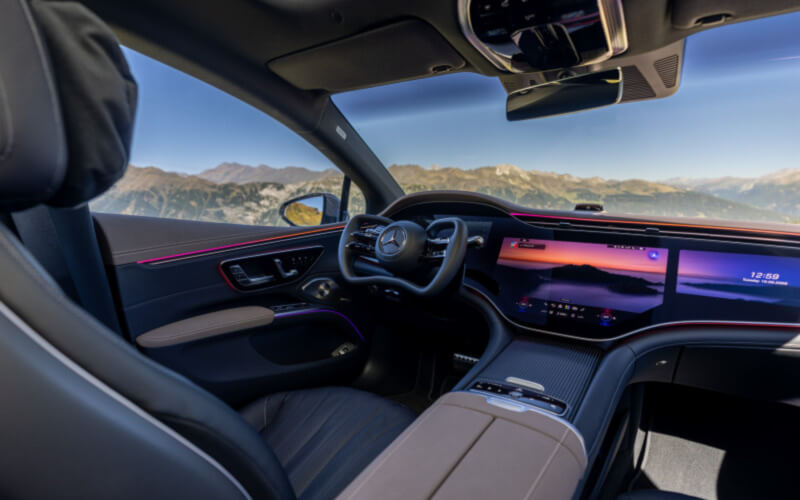 Check-up Media Mercedes-Benz EQS Limousine interior