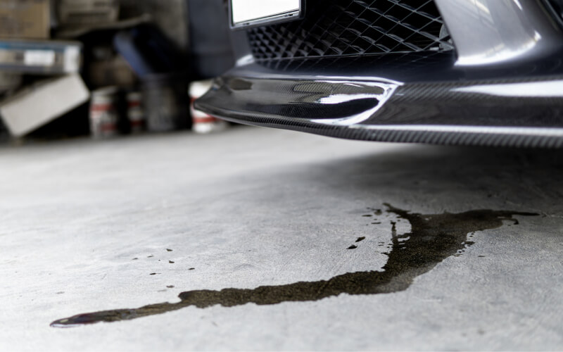 Check-up Media oil leak