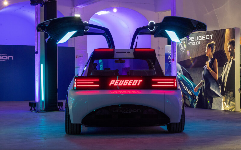 Check-up Media Peugeot Polygon Concept rear