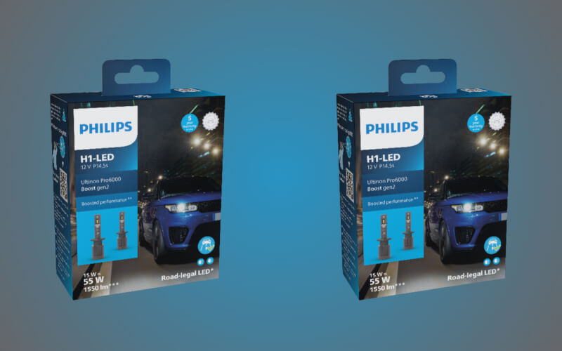 Check-up Media Philips Ultinon Pro6000 Boost H1-LED