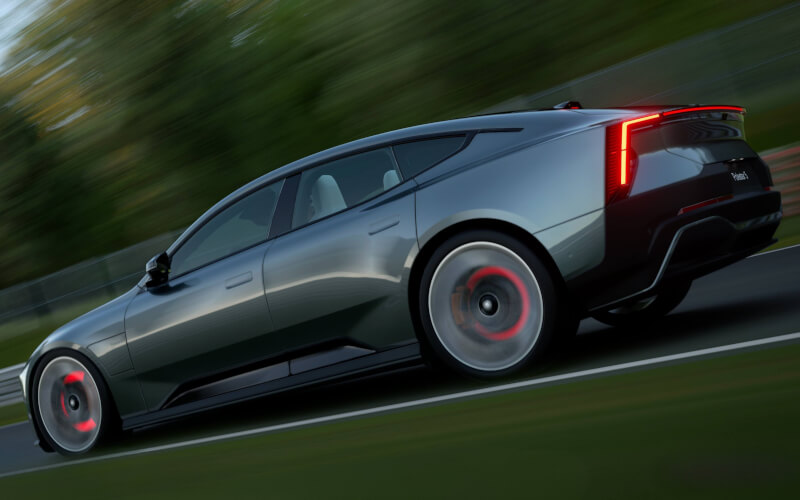 Check-up Media Polestar 5 Gran Turismo 7 rear