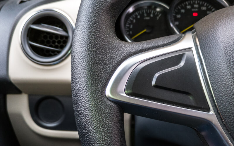 Check-up Media steering wheel