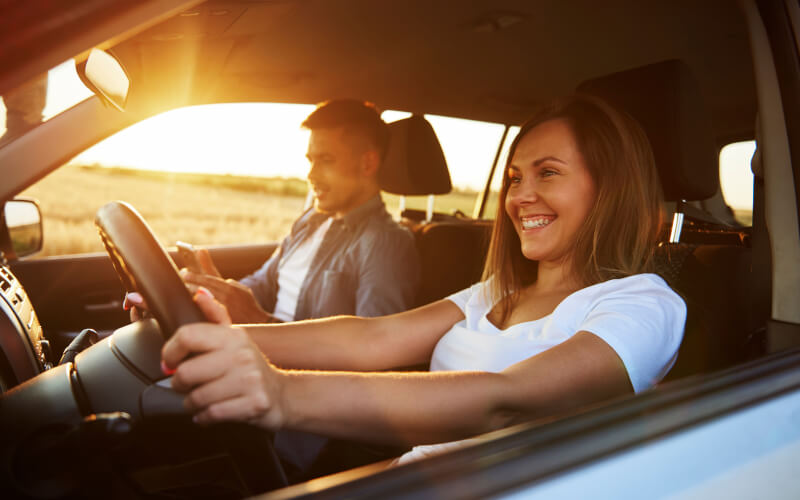 Check-up Media sunset driving