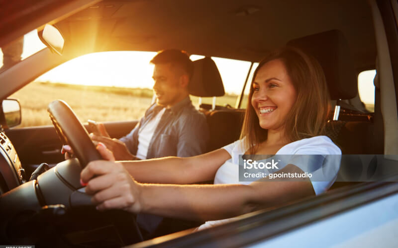 Check-up Media sunset driving