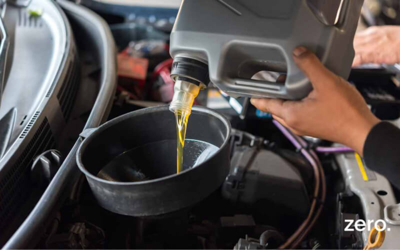 Check-up Media used motor oil