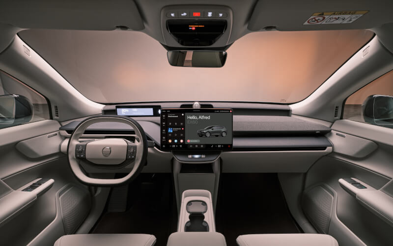 Check-up Media Volvo EX60 interior