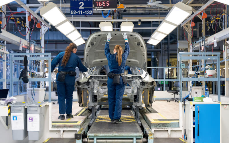 Check-up Media Volvo EX60 production