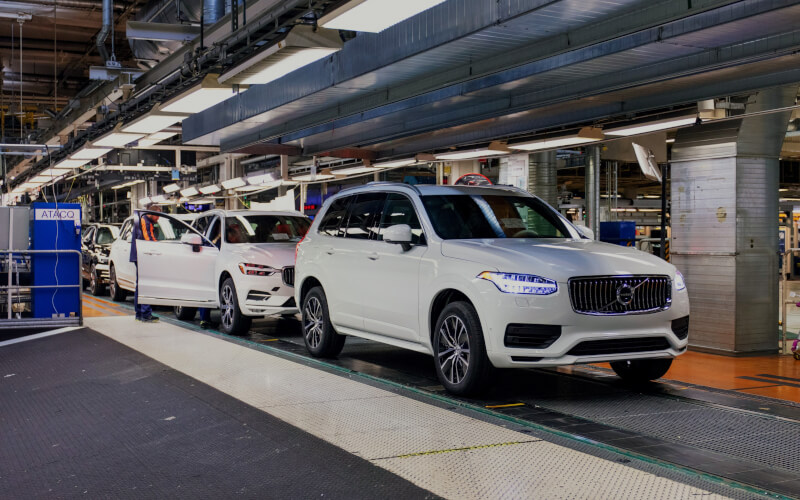 Check-up Media Volvo production car line