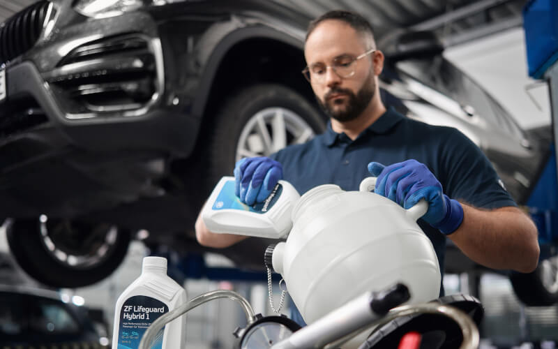 Check-up Media ZF Aftermarket transmission oil change